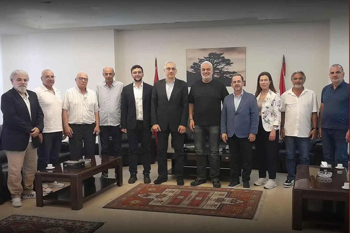 Պէյրութ. Պսալիմ-Մըզհէր-Մաժզուպ  նորընտիր քաղաքապետական խորհուրդի այցը՝ ՀՅԴ կեդրոնատեղի 