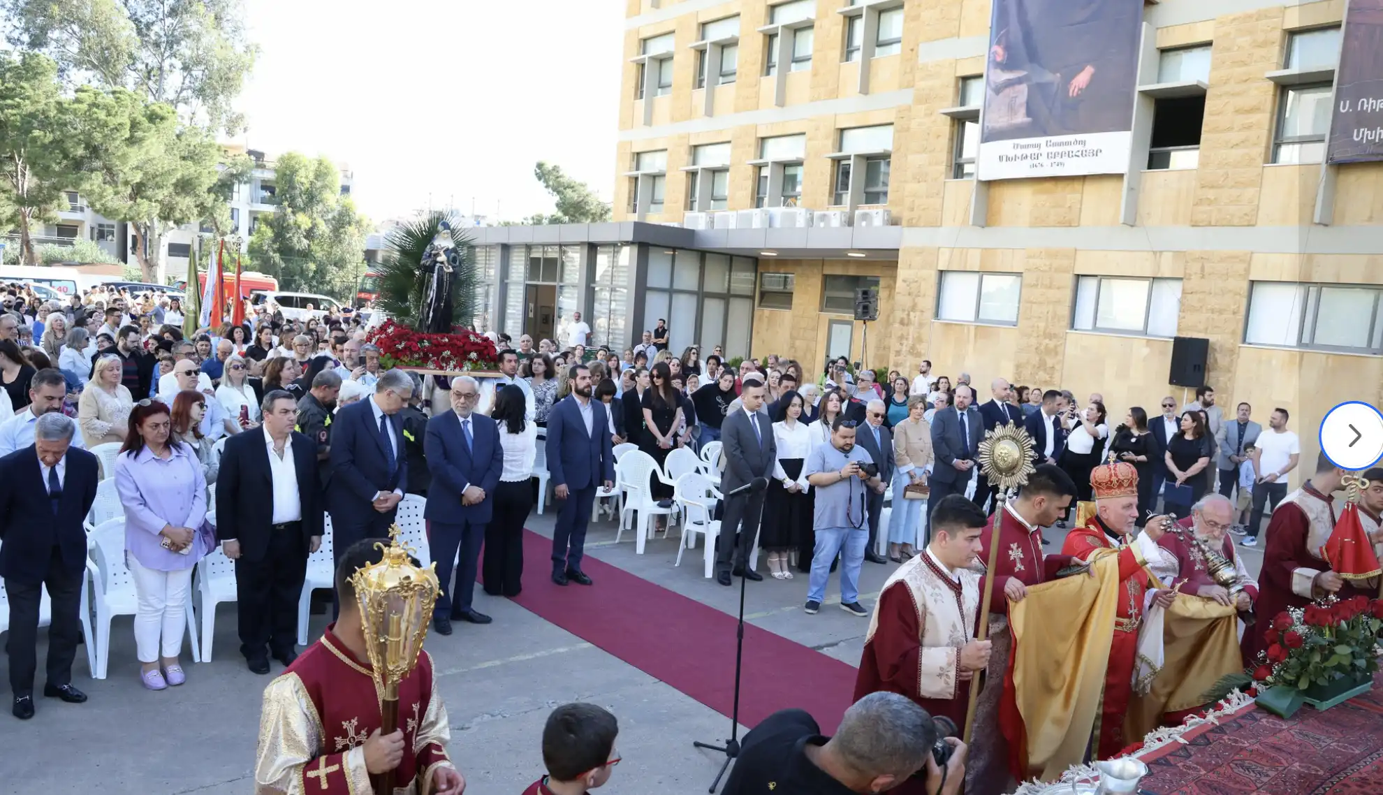 Պէյրութ. Հանդիսաւոր կերպով նշուեցաւ Սրբուհի Ռիթայի «Ուխտի օր»ը 