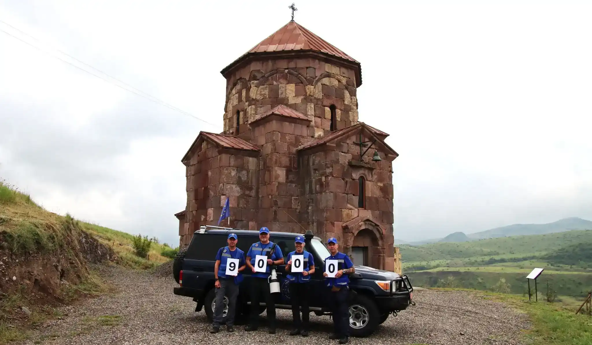 ԵՄ դիտորդական առաքելութիւնը ՀՀ-ի մէջ կատարած է 9000-րդ պարեկային ծառայութիւնը