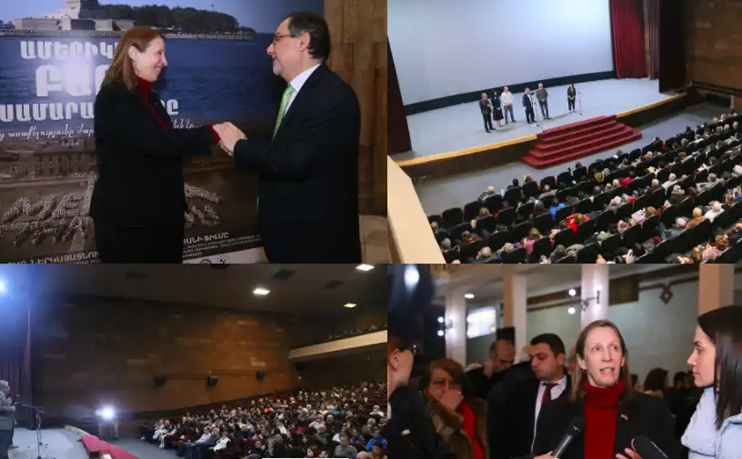  ԱՀԱԸ-ի հովանաւորութեամբ պատրաստուած ՝«Ամերիկացի բարի սամարացիները» շարժանկարի առաջնախաղը