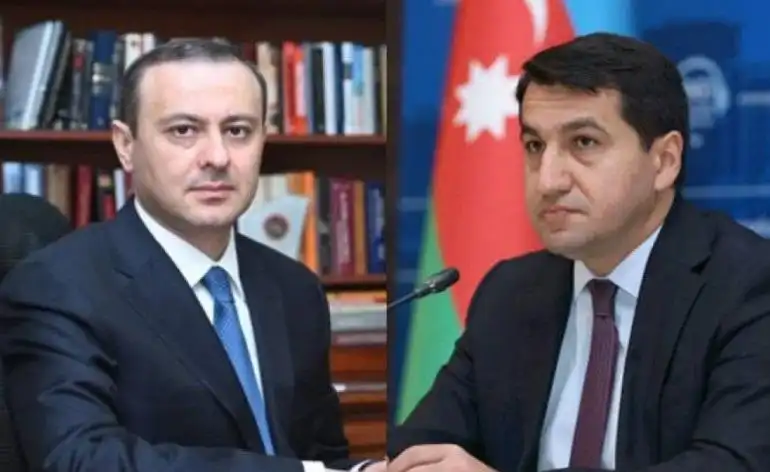 Ա. Գրիգորեան-Հ. Հաճիեւ քննարկում Պրիւքսէլի մէջ