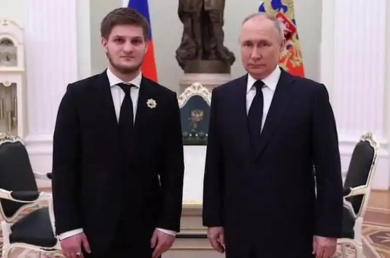 Փութին ընդունած է Ռամզան Քատիրովին որդին 