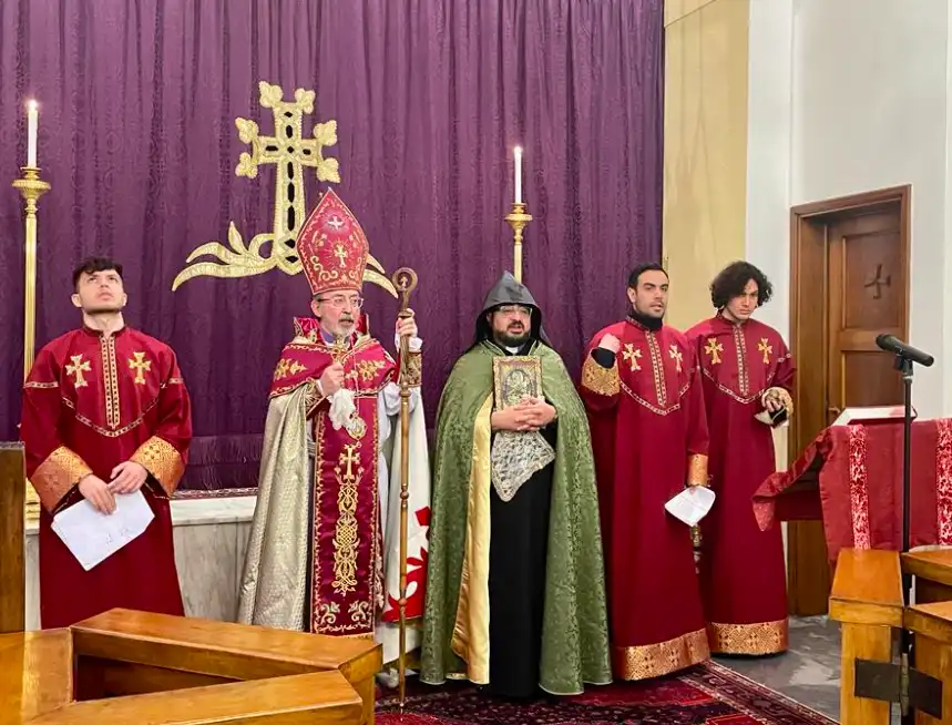 Գերշ. Տ. Խաժակ արք. Պարսամեան պատարագեց՝ Միլանոյի մէջ 