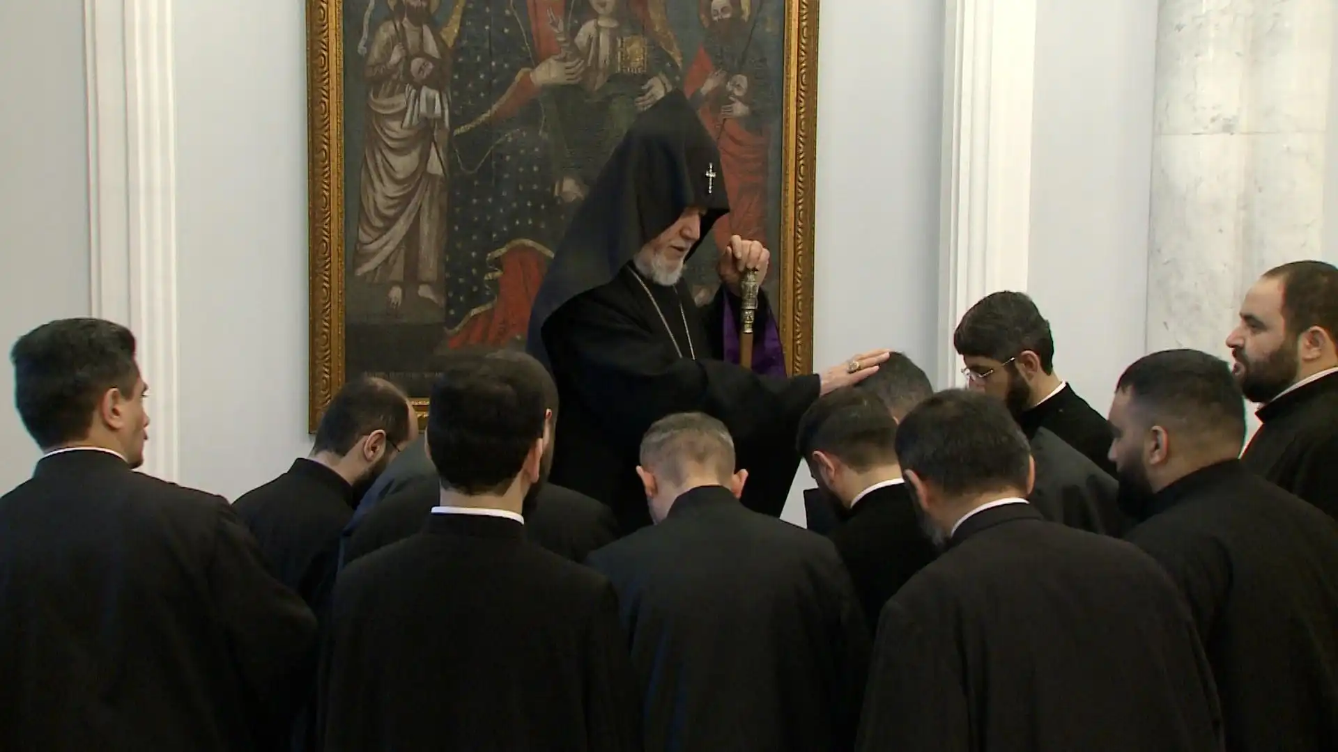 Ամենայն Հայոց Կաթողիկոսն ընդունեց քառասնօրյա պատրաստության շրջանն անցած նորաօծ քահանաներին