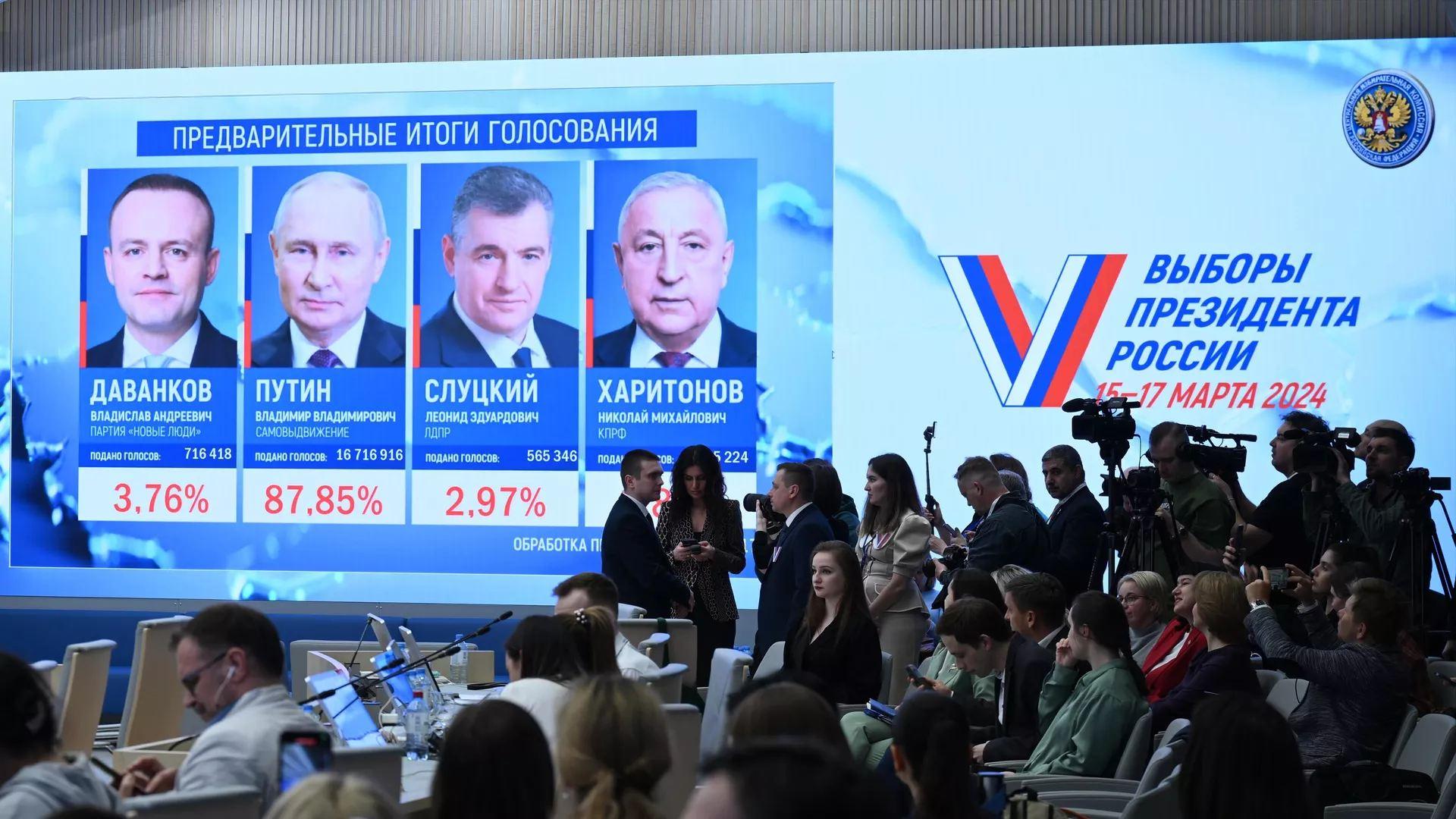 Ռուսիոյ նախագահական ընտրութիւններուն Փութին՝ յաղթական. Ան հաւաքած է  ձայներու 87,3 տոկոսը