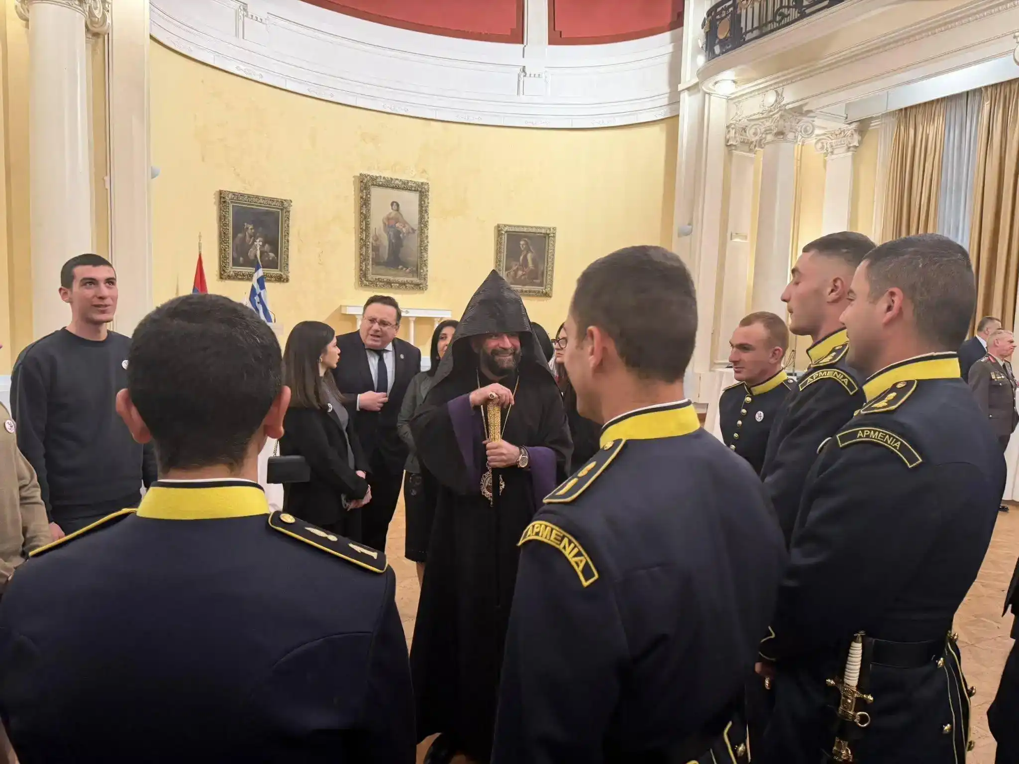 Աթէնք. Առաջնորդ Սրբազանը ներկայ եղած է Հայոց Բանակին նուիրուած հանդիսութեան      