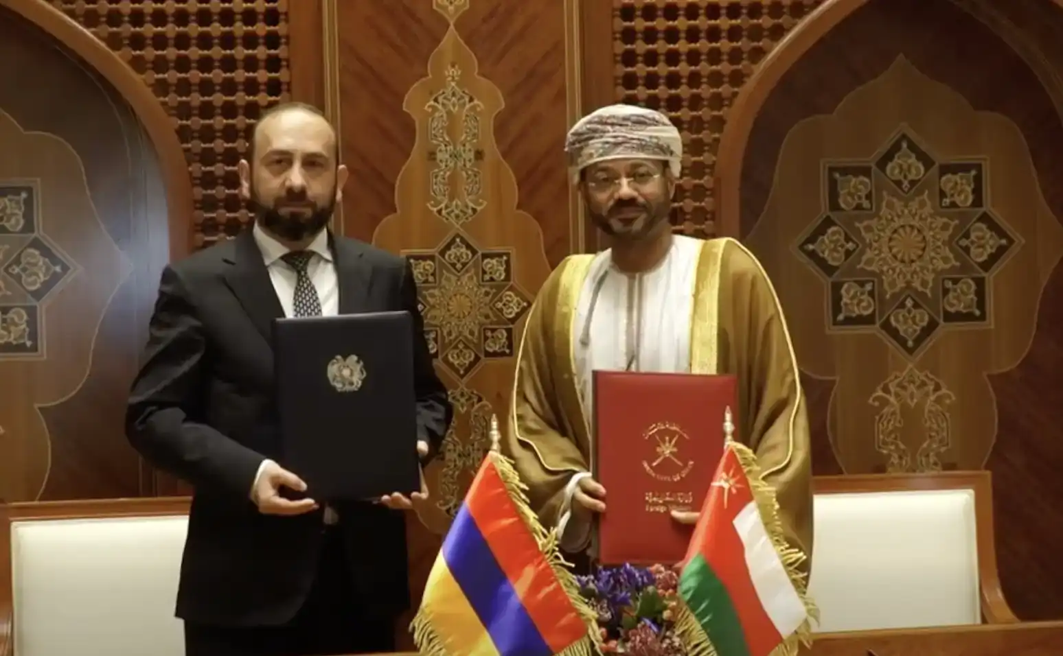 Մասքաթի մէջ. Հայաստան–Օման արտաքին գործոց նախարարներու հանդիպում եւ Հայաստանի դեսպանատան բացում