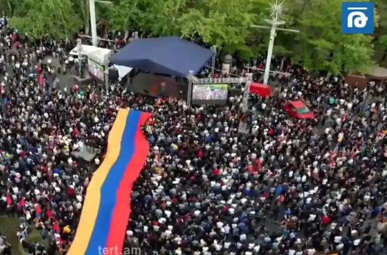 Ընթացք առաւ ընդդիմութեան մեծ հանրահաւաքը