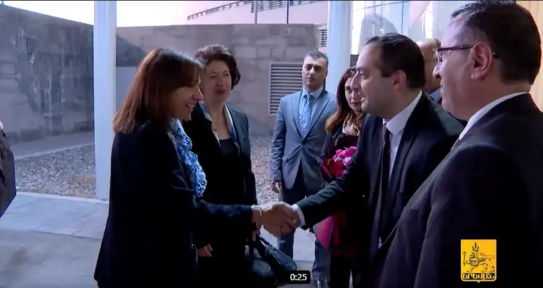 Փարիզի քաղաքապետ Անն Իտալկօն Երեւան  ժամանած է