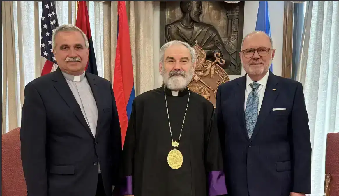Նիւ Եորք. Գերշ. Տ. Անուշաւան Արքեպիսկոպոս ընդունեց Հայ Աւետարանական   Եկեղեցւոյ Պատուիրակութիւնը