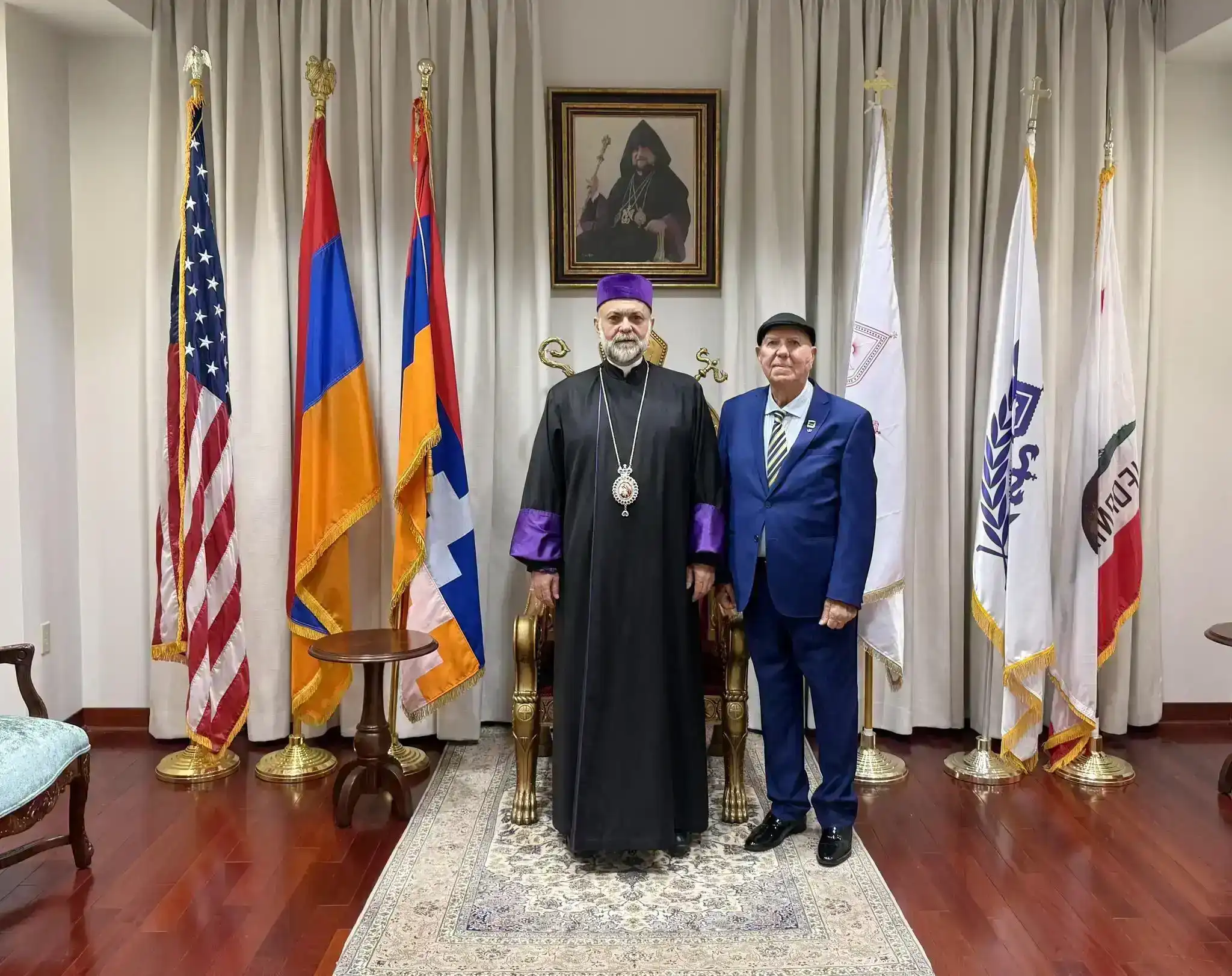 Երգիչ՝  Նշան Ջաղացպանեանի այցը Ազգային Առաջնորդարան        