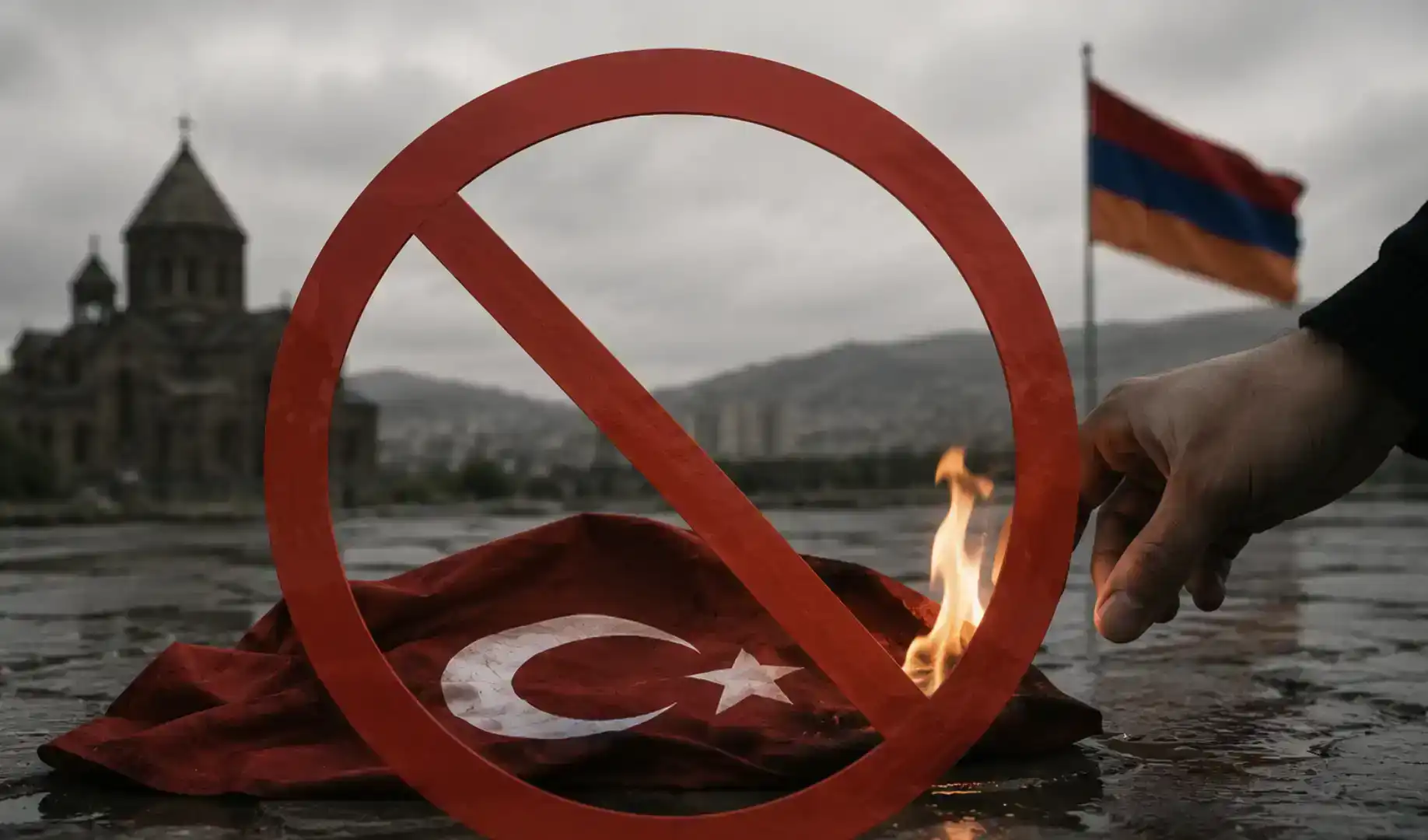 Դրօշակ այրելու «սխրանքը» կը շարունակուի…