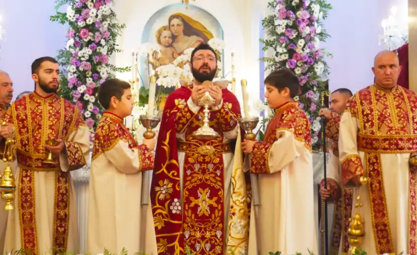 Սուրբ Պատարագ Էնսինոյի մէջ. Նշուած է Սրբոց Նահատակաց եկեղեցւոյ հիմնադրման 58-րդ տարեդարձը 