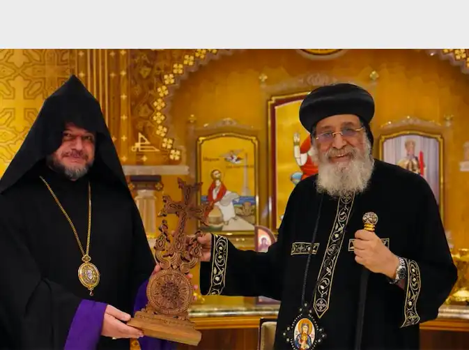 Գանատայի Առաջնորդ Գերշ. Տ. Աբգար Եպս.ի այցը՝ Ղըպտիներու Պապին 