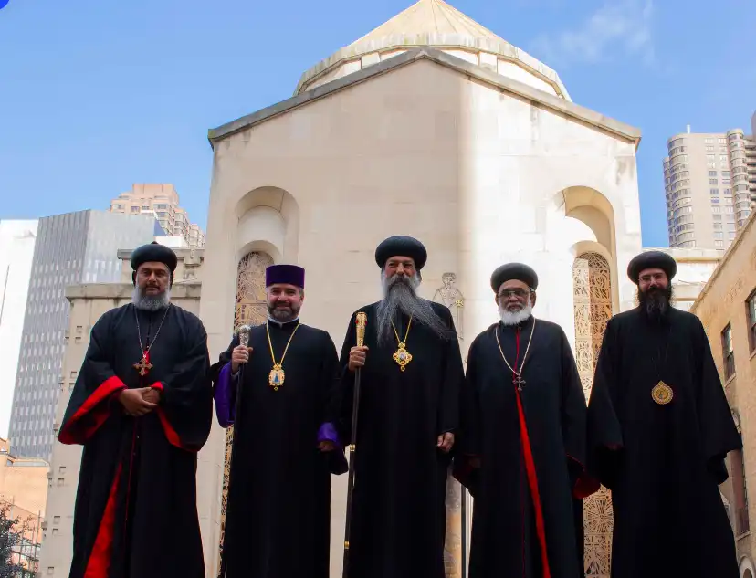 Գլխաւորութեամբ  Գերշ. Տ. Մեսրոպ  Եպս.ի. Տեղի ունեցած է  շրջանի քոյր  եկեղեցիներու առաջնորդներու համաժողով