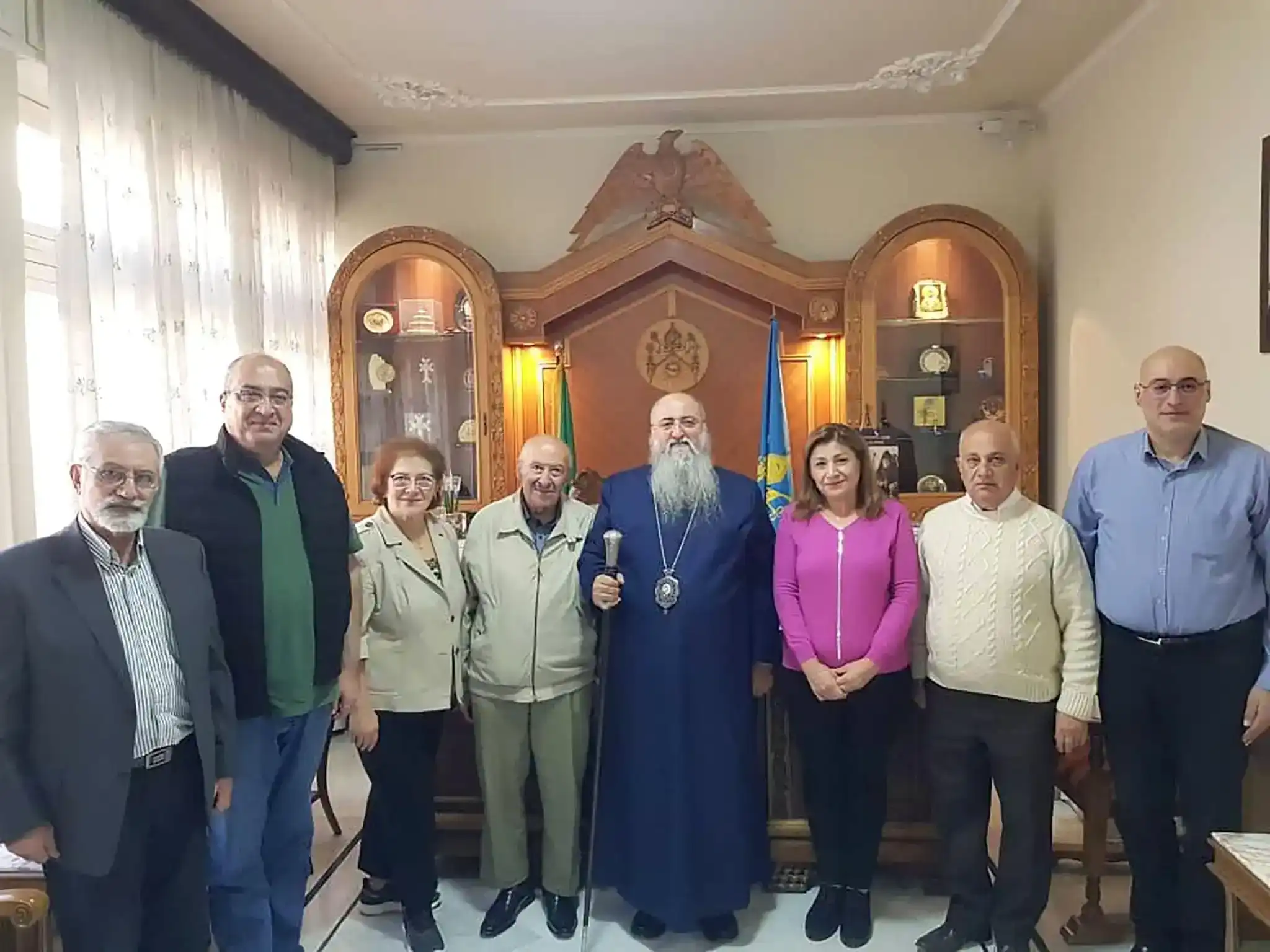 Բերիոյ Հայոց Թեմի Առաջնորդը հիւրընկալեց «Մար Մանսուր» բարեսիրական հաստատութեան վարչութեան կազմը 