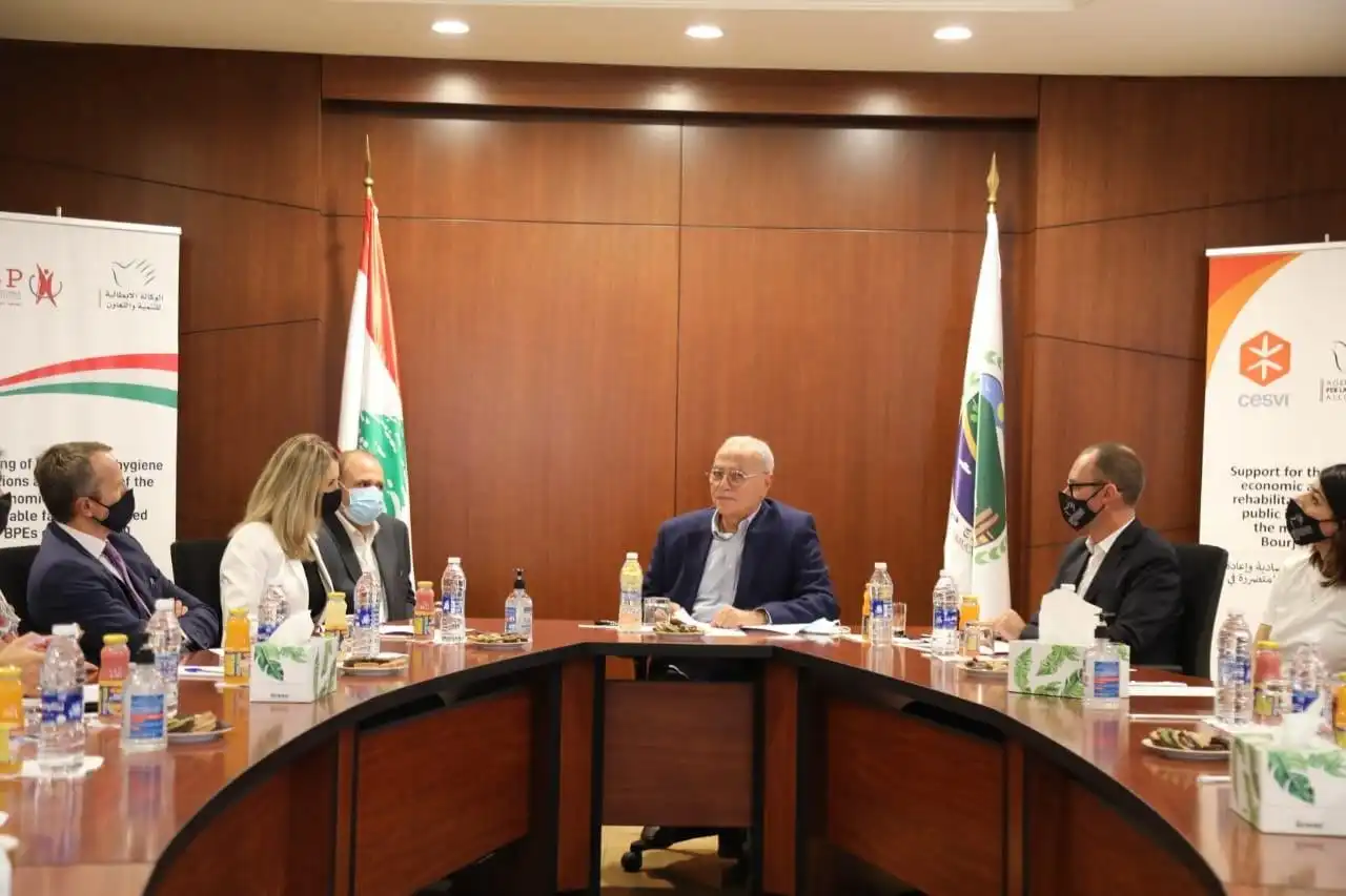 Իտալացի պատասխանատուներ այցելած են Պուրճ Համուտի քաղաքապետարան
