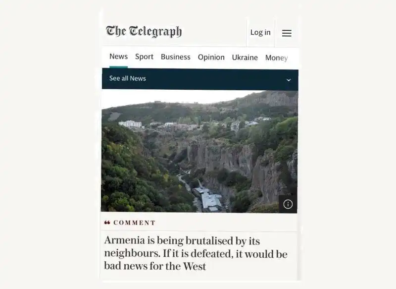 Հայաստան կ՚ենթարկուի բարբարոսութեան. The Telegraph