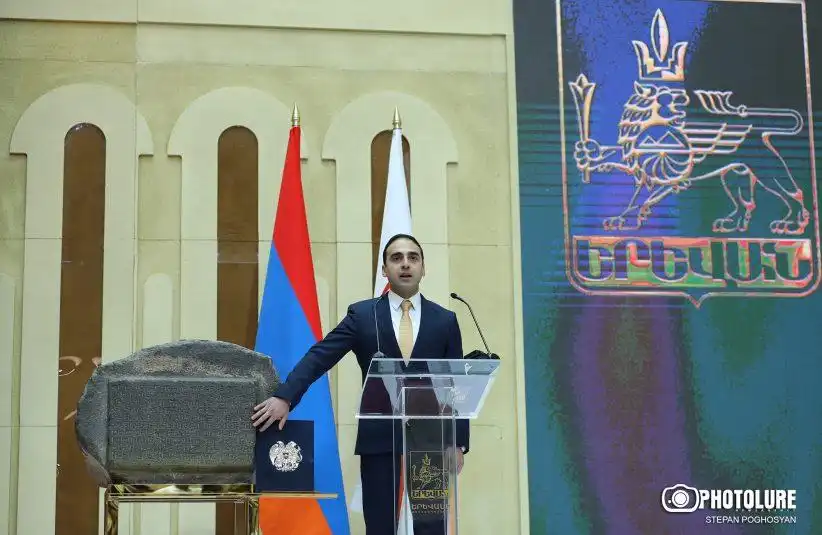 Տեղի ունեցաւ Երեւանի քաղաքապետ Տիգրան Աւինեանի երդմնակալութեան արարողութիւնը