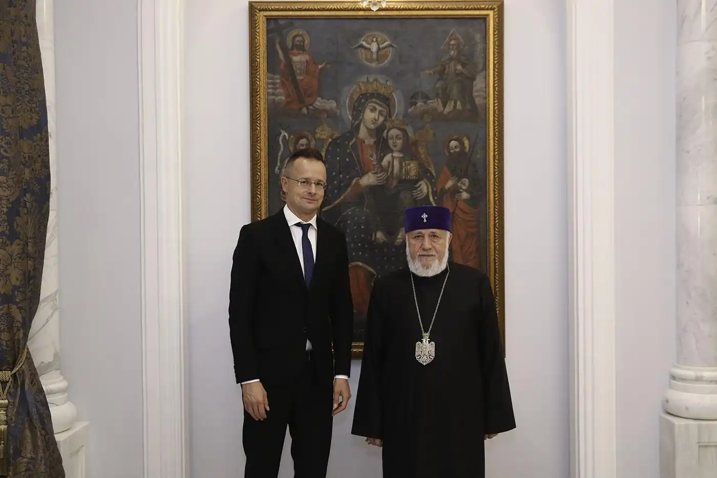 Ամենայն Հայոց Կաթողիկոսն ընդունեց Հունգարիայի արտաքին գործերի և առևտրի նախարարին