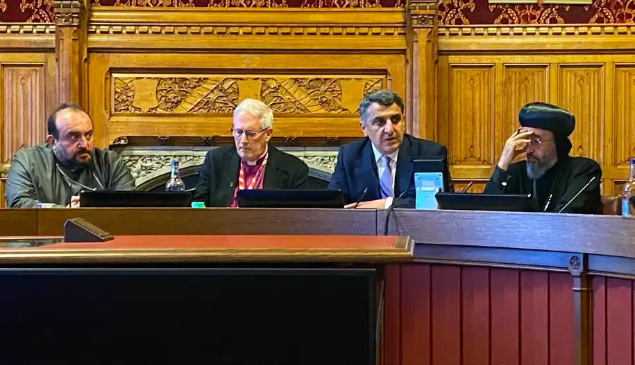  Ներկայութեամբ Գերշ. Տ. Յովակիմ եպս. Մանուկեանի.Անկլիքան  Եպիսկոպոսի նախաձեռնութեամբ քննարկուած է Արցախի հարցը. 