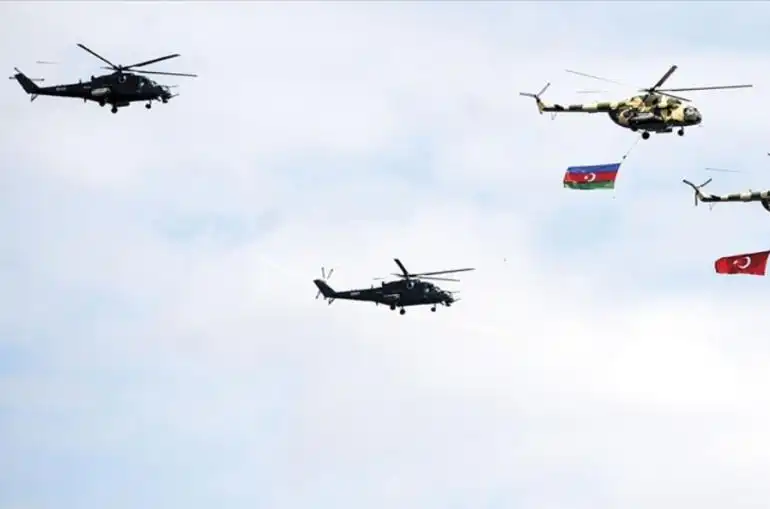 Մեկնարկած են Ատրպէյճանի եւ Թուրքիոյ համատեղ զօրավարժութիւնները՝ Պաքուի, Նախիջեւանի եւ բռնագրաւուած Արցախի մէջ