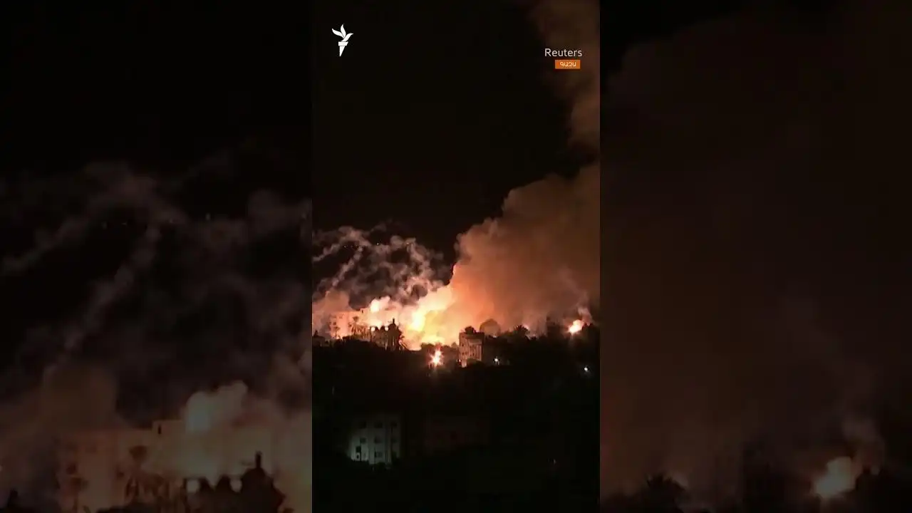 «Համաս» հարիւրաւոր  հրթիռներ  նետած է  Թէլ Աւիւի ուղղութեամբ