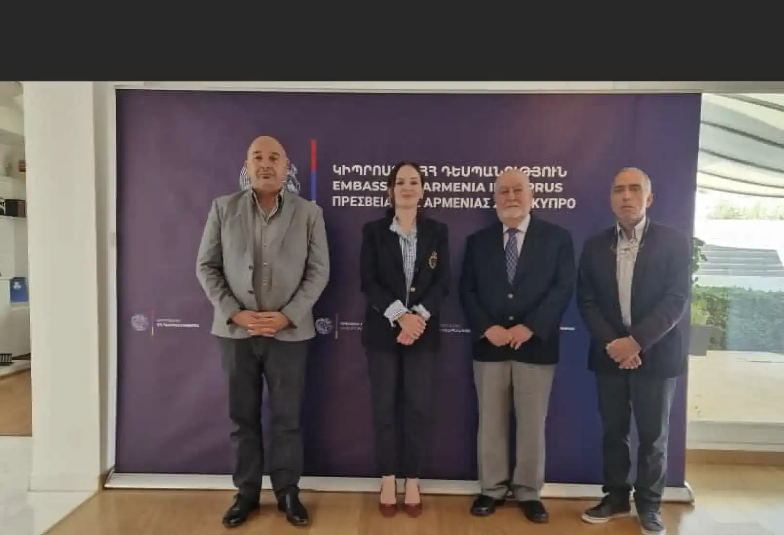   Նիկոսիա. ՌԱԿ Պատուիրակութեան  շնորհաւորական այցելութիւնը նորանշանակ Դեսպանուհի՝ Իննա Թորգոմեանին 
