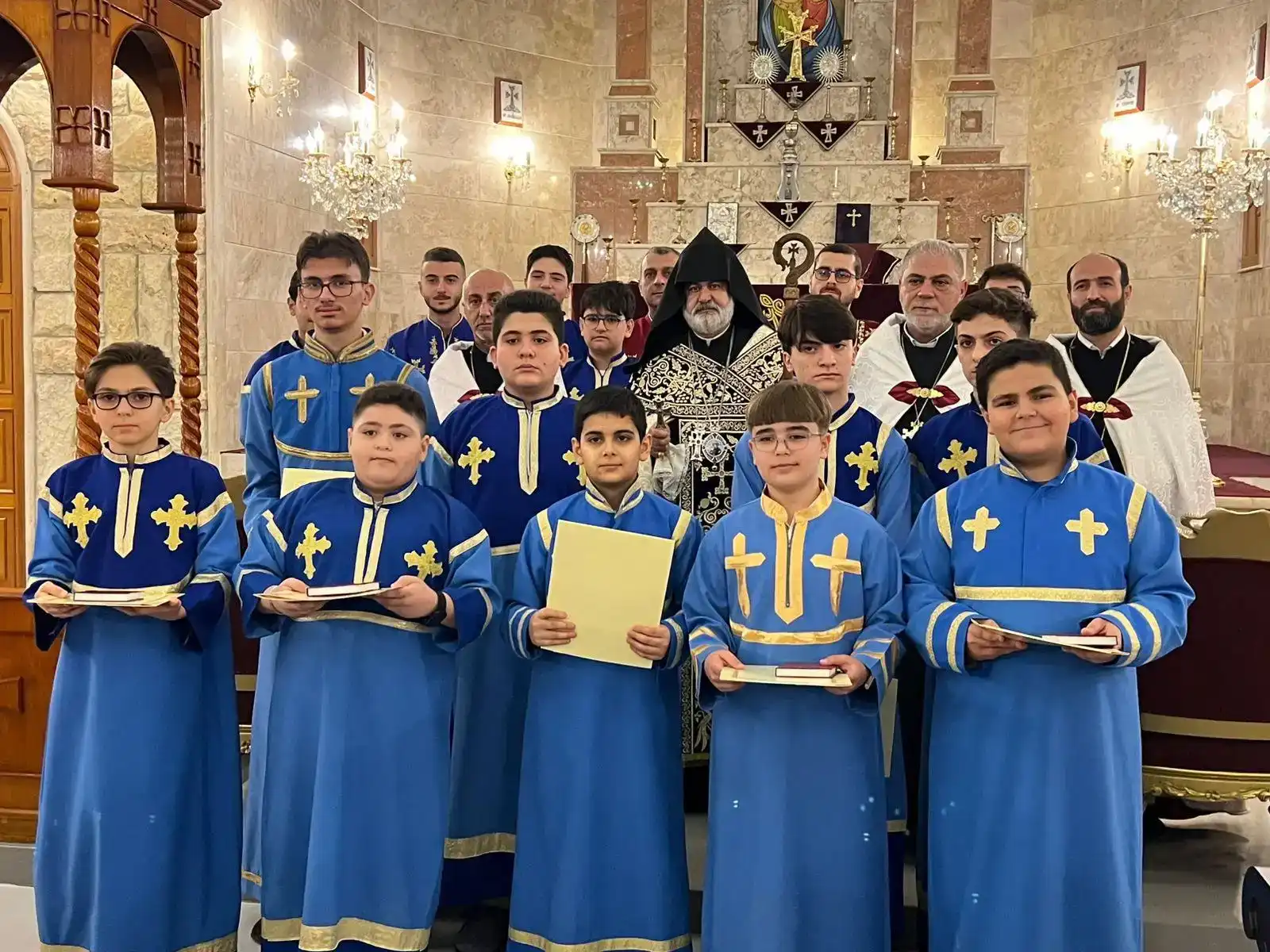 Դպրութեան աստիճանի տուչութիւն Տհոքի Սուրբ Ներսէս Շնորհալի եկեղեցւոյ մէջ