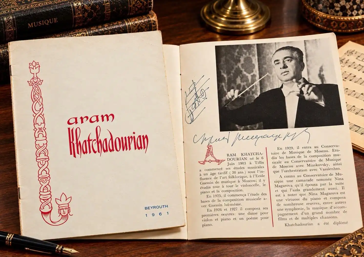 Արամ Խաչատրյանի համերգները Լիբանանում՝ 1961-ին