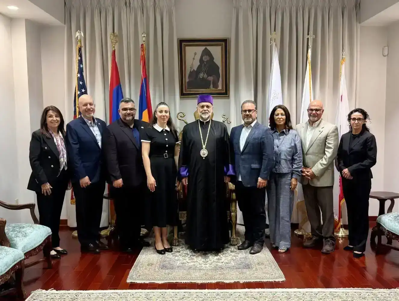 Սիրանոյշ Սահակեան այցելեց Արեւմտեան Թեմի Ազգային Առաջնորդարան