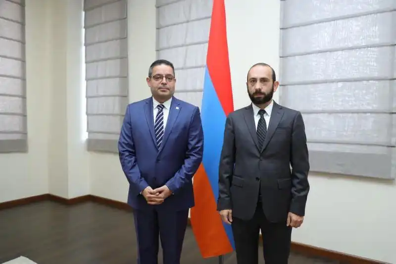 Նախարար Միրզոյեան ընդունեց Սուրիոյ դեսպան Մոհամմէտ Հաժ Իպրահիմը 