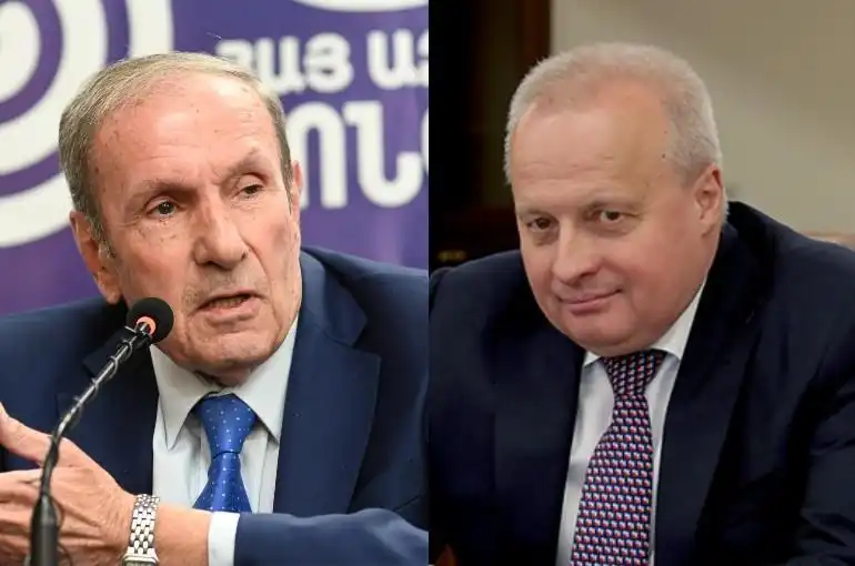 Տէր Պետրոսեան ընդունած է ռուսաց դեսպանը