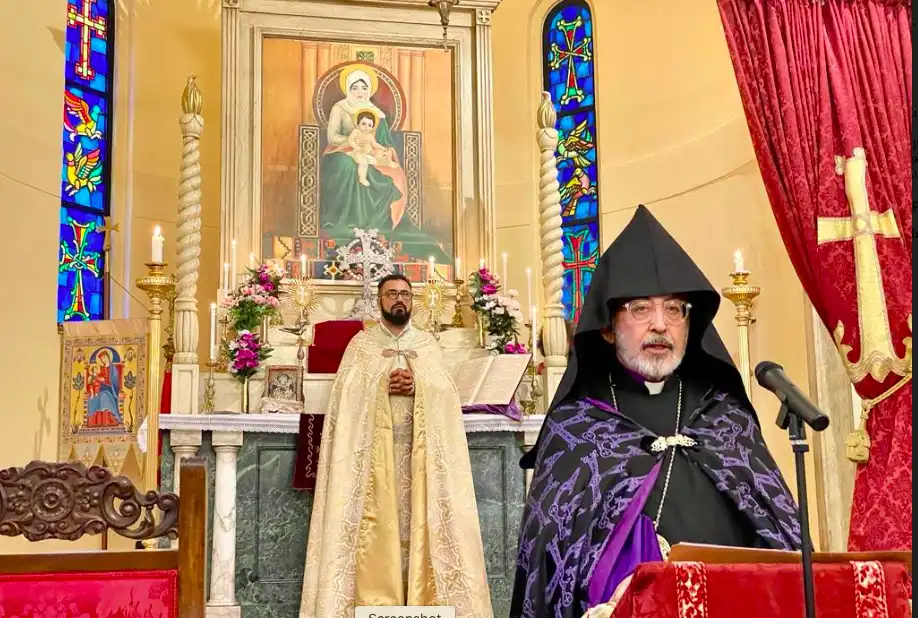 Հանդիսապետութեամբ   Գերշ. Տ. Խաժակ արք.ին Միլանոյի  հոգեւոր հովիւի հրաժեշտի   պատարագ մատուցուեցաւ (Լուսանկար)