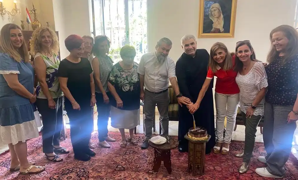  Դամասկոսի մէջ. ՀԿՄ-ի Տիկնանց պատուիրակութիւն մը այցելած է Հայ Կաթողիկէ նորանշանակ Առաջնորդին 