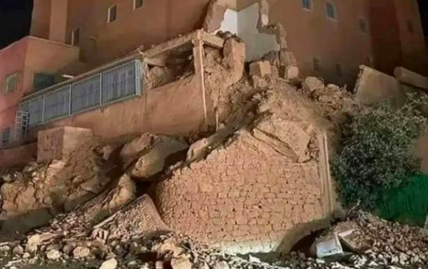   Մեծ երկրաշարժ Մարոքի մէջ. Զոհերու թիւը անցած է 600-ը 