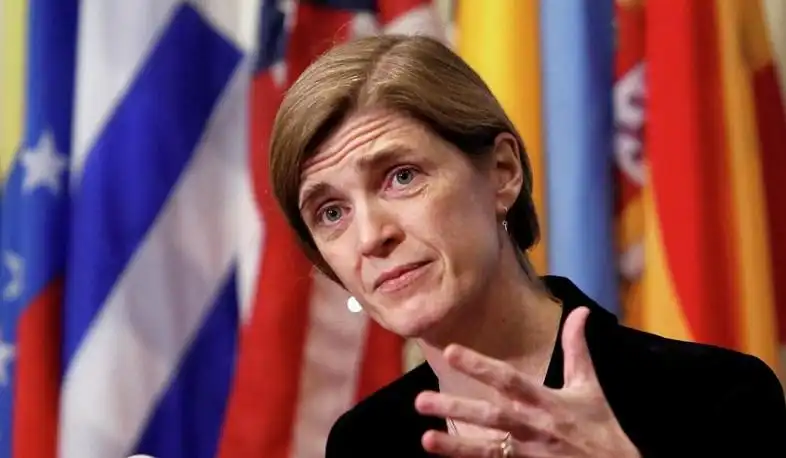 Հայաստան եկած եմ՝ խօսելու Լեռնային Ղարաբաղի մարդասիրական ճգնաժամէն տուժածներու հետ. Սամանթա Փաուըր