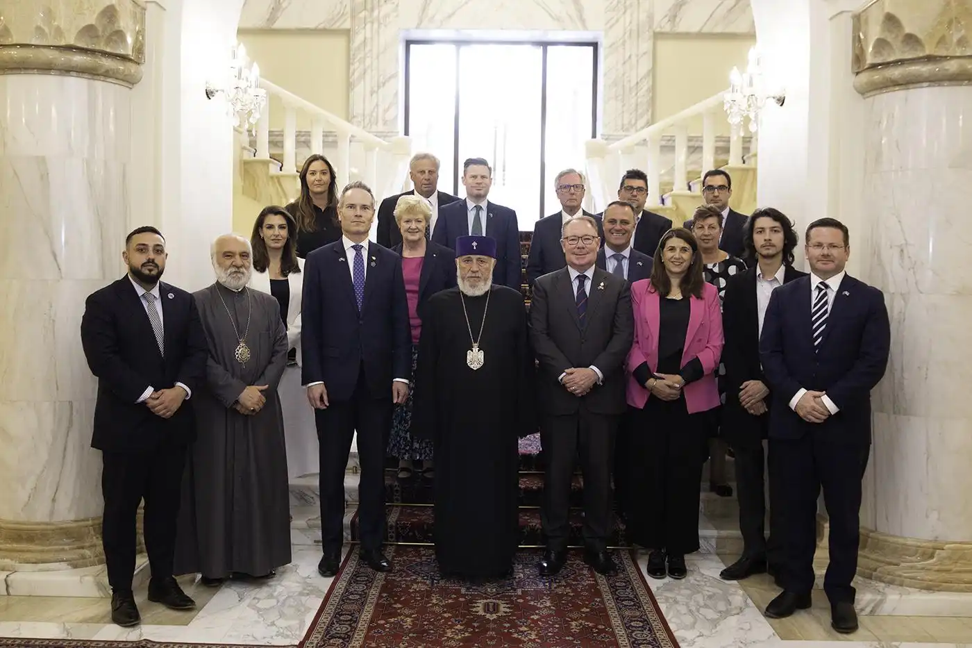 Ամենայն Հայոց Կաթողիկոսն ընդունեց Ավստրալիայի խորհրդարանականների պատվիրակությանը