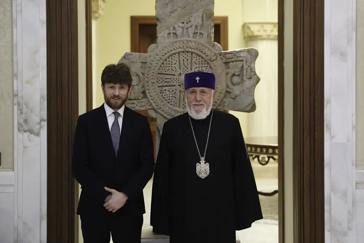 Ամենայն Հայոց Կաթողիկոսն ընդունեց ՀՀ-ում Ֆրանսիայի նորանշանակ դեսպանին
