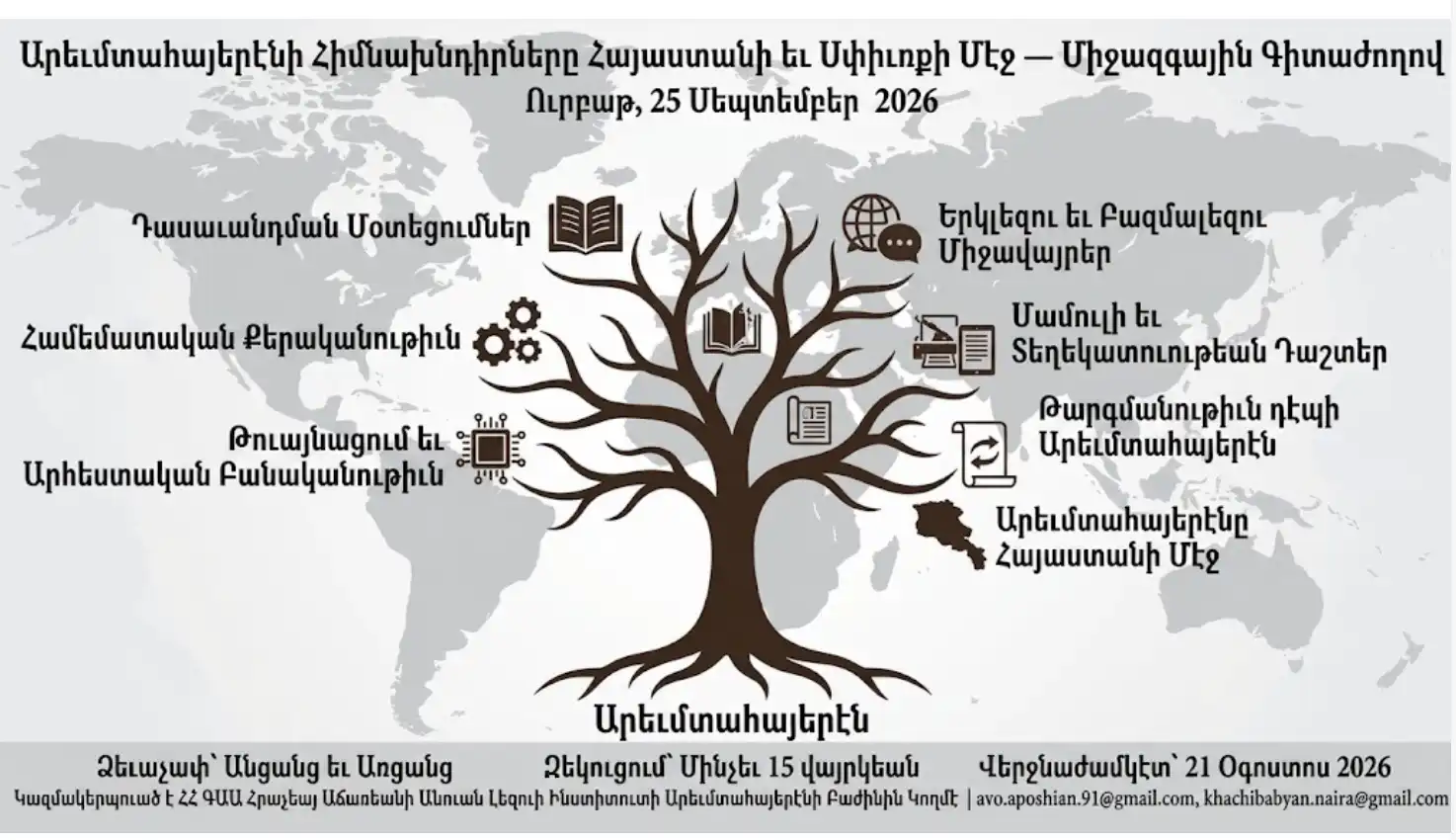 Միջազգային գիտաժողով «Արեւմտահայերէնի հիմնահարցեր Հայաստանի եւ Սփիւռքի մէջ»