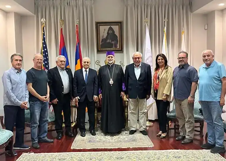 Ազգային Կեդրոնական Վարչութեան Համաատենապետի այցը՝ Ազգային Առաջնորդարան 