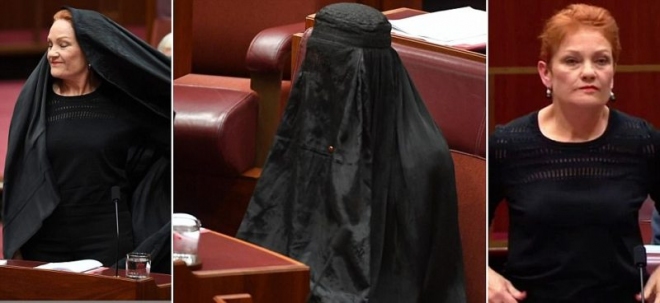 Աւստրալիացի կին պատգամաւորը սեւ լաչակ կրելով մտած է խորհրդարան