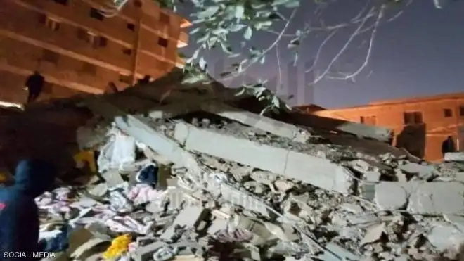 Գահիրէ. Փուլ եկած է բնակելի շէնք մը.Կան  զոհեր