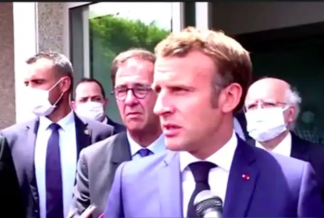 «Լիբանանն  առանձին չէ...» Էմանուէլ  Մաքրոն Պէյրութ ժամանեց