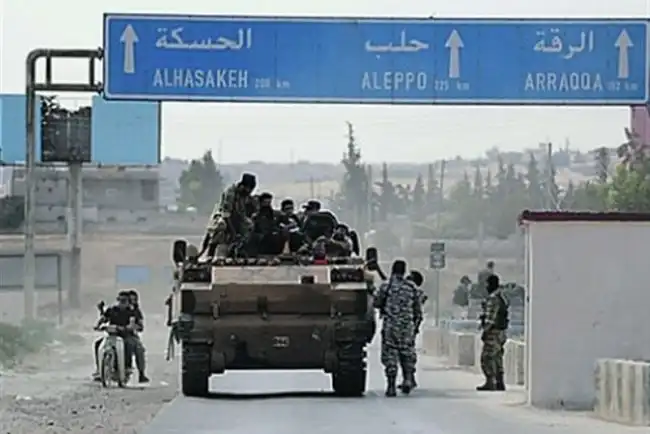 Սուրիոյ  բանակի  ջոկատներ    դէպի Ռաքքա