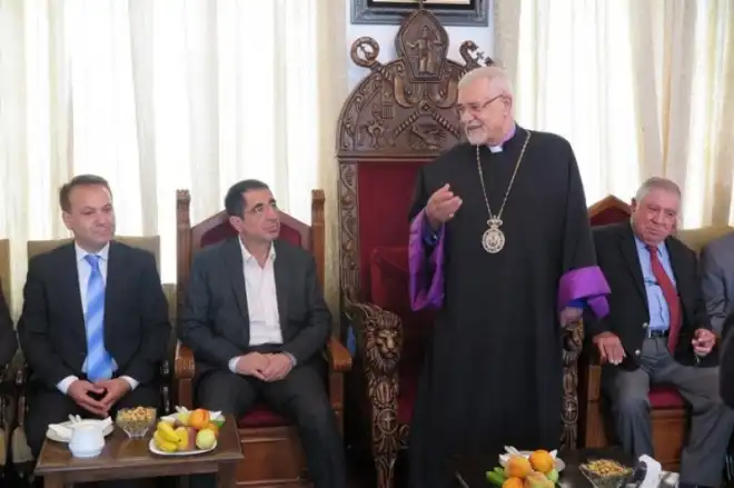 Լիբանանի շիիթ նախարարը Թեհրանի հայոց առաջնորդարան այցելեց