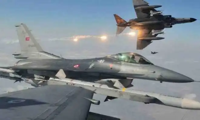 Թրքական օդուժը հարուածած է Իրաքի PKK-ի դիրքերը