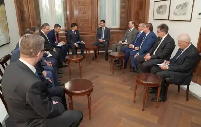 Ռուս տնտեսական ոլորտի բարձր  պատուիրակութիւն մը Դամասկոս կ'այցելէ