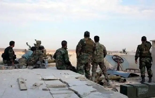 Սուրիոյ Բանակի Զինուորները     Թատմոր (Փալմիրա)  Մուտք Գործեցին