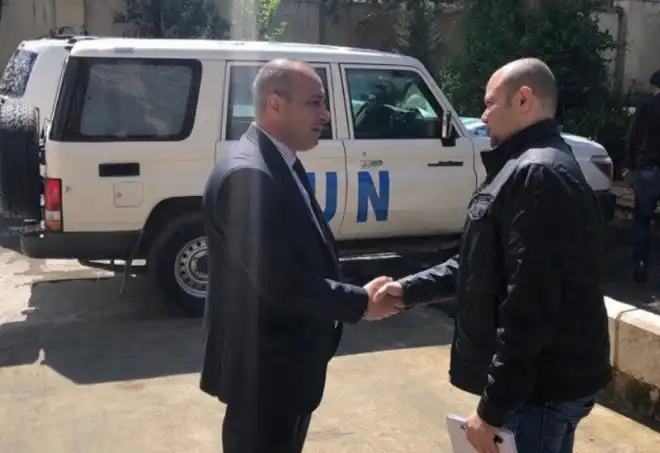Հալէպի մէջ մարդասիրական առաքելութիւն իրականացնող ՀՀ պատասխանատուներ հանդիպած են ՄԱԿ-ի ներկայացուցիչին հետ